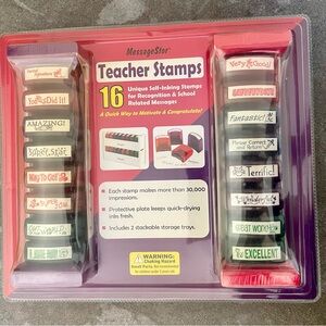 16 old school teacher stamps